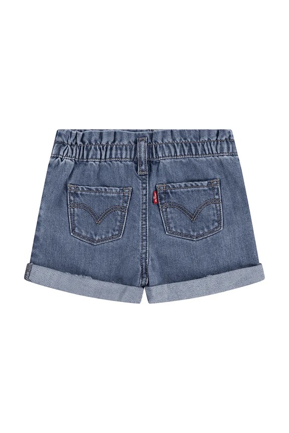 Levi's shorts in jeans bambino/a PLEAT PAPER BAG SHORT 1EM255 blu SS25