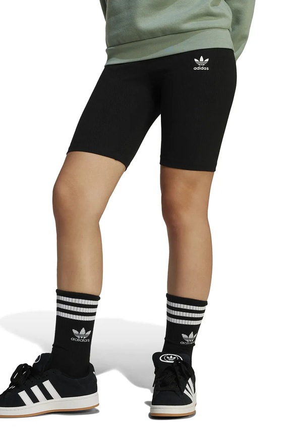 adidas Originals szorty dziecięce z elastanem czarny JC8435