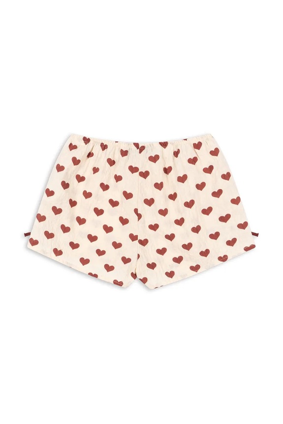 Konges Sløjd szorty AVA SLIT SHORTS GOTS KS103074 różowy SS25