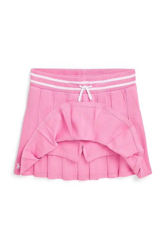 Polo Ralph Lauren spódnica bawełniana dziecięca różowy 313965020001