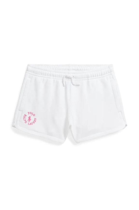 Polo Ralph Lauren pantaloni scurti copii 313965120002 alb SS25