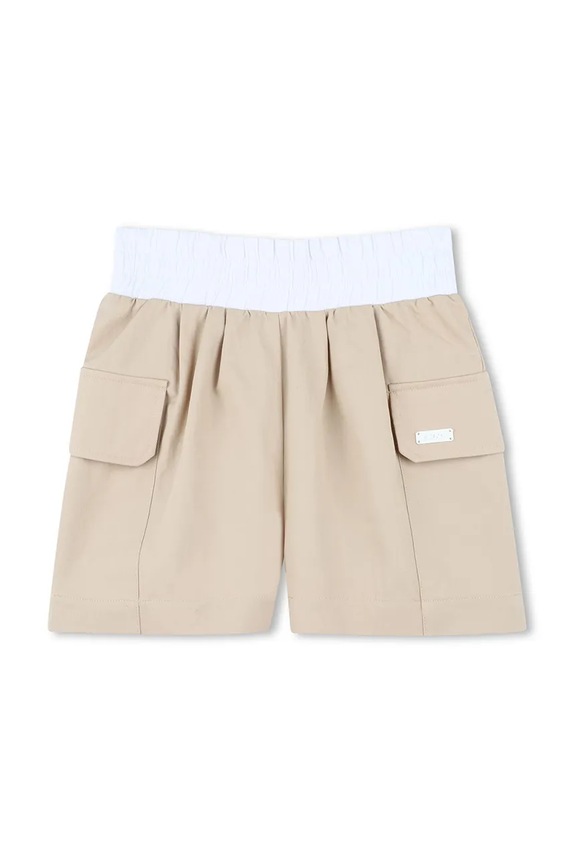 Παιδικό σορτς Dkny D62268.114.150 μπεζ SS25
