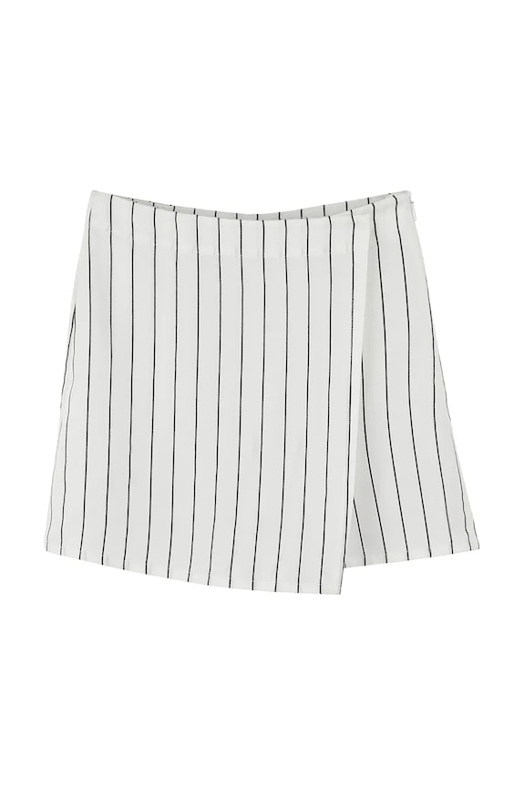 Dkny szorty dziecięce casual biały D62275.156.162