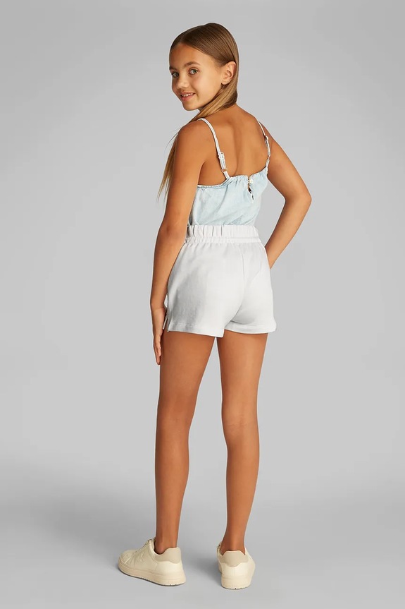 Calvin Klein Jeans gyerek pamut rövidnadrág fehér IG0IG02959.128.176.PPYA