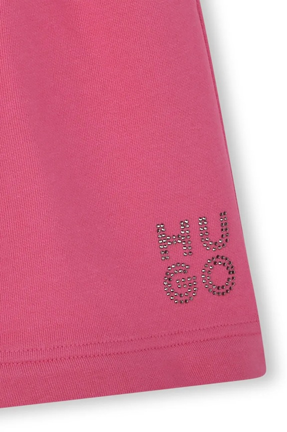 Fete HUGO pantaloni scurti copii G00403.102.108 roz