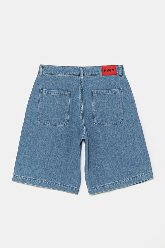 Παιδικό σορτς τζιν HUGO G00406.162.174 μπλε SS25
