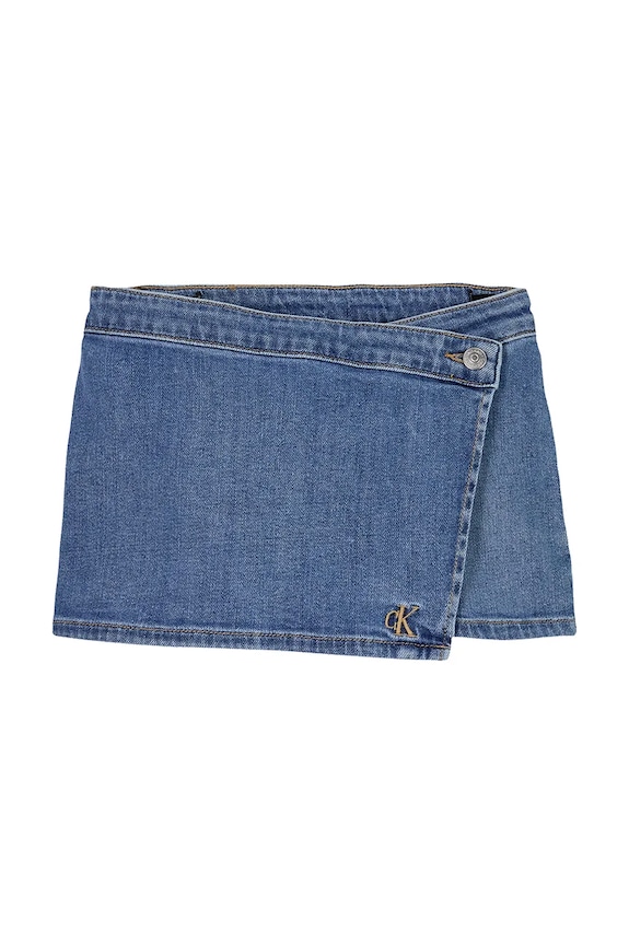 Detské rifľové krátke nohavice Calvin Klein Jeans IG0IG02887.PPYA modrá SS25