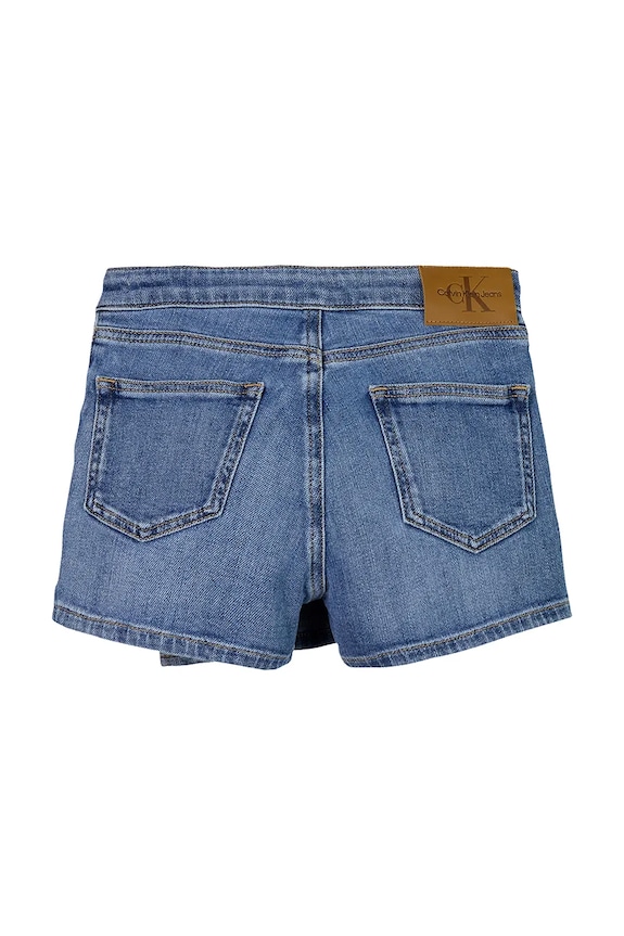 Dievča Detské rifľové krátke nohavice Calvin Klein Jeans IG0IG02887.PPYA modrá