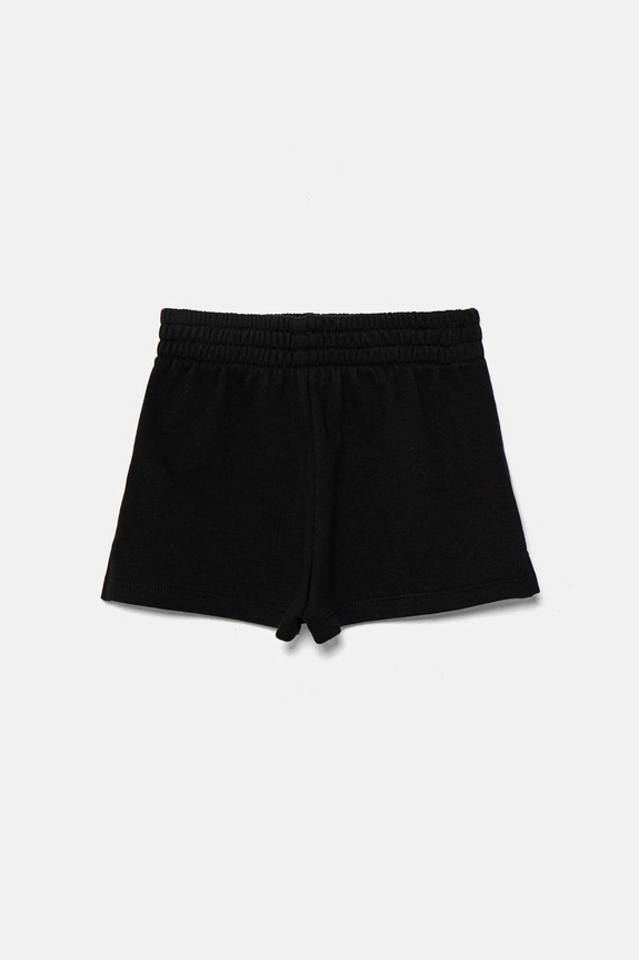 Otroške bombažne kratke hlače Patrizia Pepe K103 7P0346.J095 črna SS25