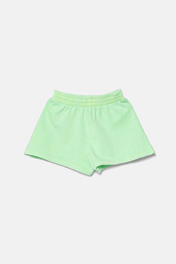 Otroške bombažne kratke hlače Patrizia Pepe G604 7P0346.J259 zelena SS25