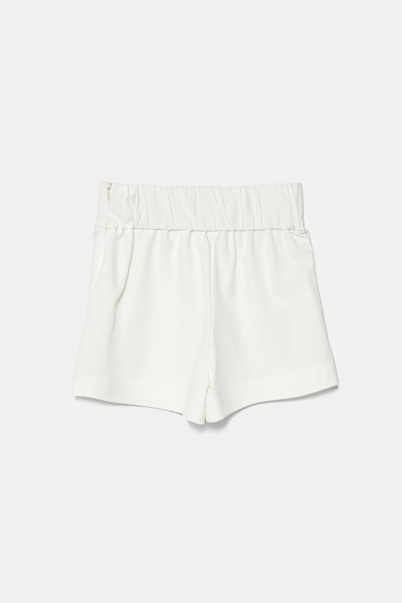 Παιδικό σορτς Patrizia Pepe W146 7P0383 λευκό SS25