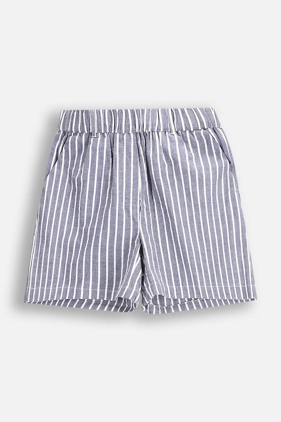 Coccodrillo pantaloni scurți din bumbac WC5119501HGJ albastru SS25