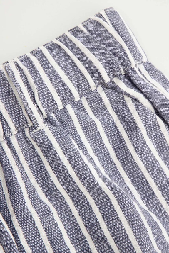 Coccodrillo pantaloni scurți din bumbac albastru WC5119501HGJ