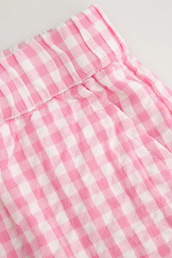 Coccodrillo pantaloni scurți din bumbac pentru copii roz WC5119501HGK