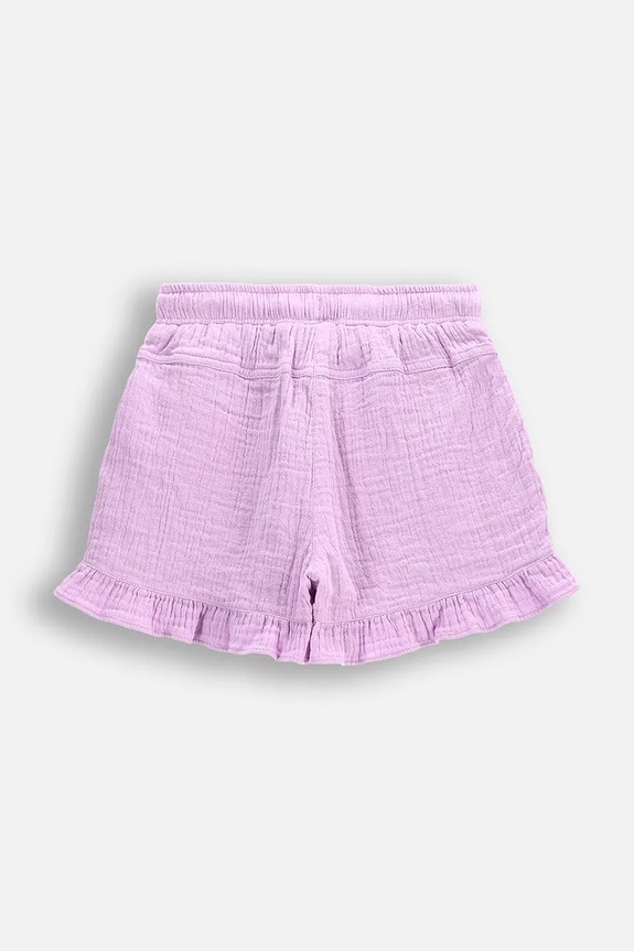 Κοριτσίστικα Παιδικό βαμβακερό σορτς Coccodrillo WC5119401IGK μωβ