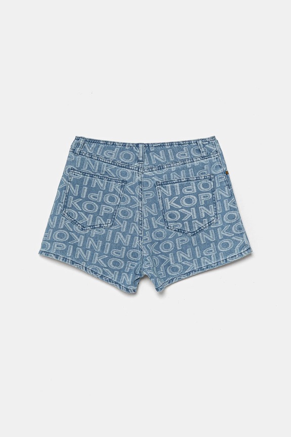 Pinko pantaloni scurti din denim pentru copii KFBE002.C.DF015 albastru SS25