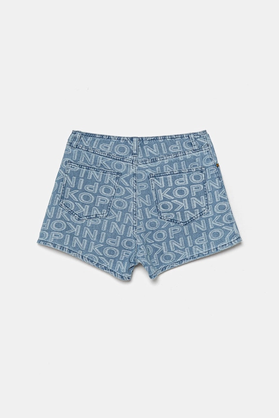 Pinko pantaloni scurti din denim pentru copii KFBE002.C.DF015 albastru SS25