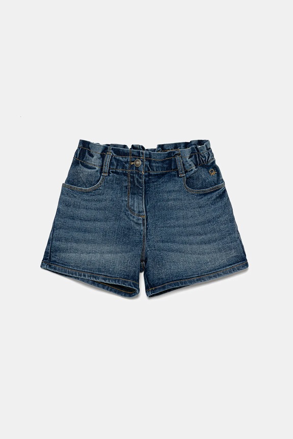 United Colors of Benetton pantaloni scurti din denim pentru copii casual albastru 4PORG902H.P.Seasonal