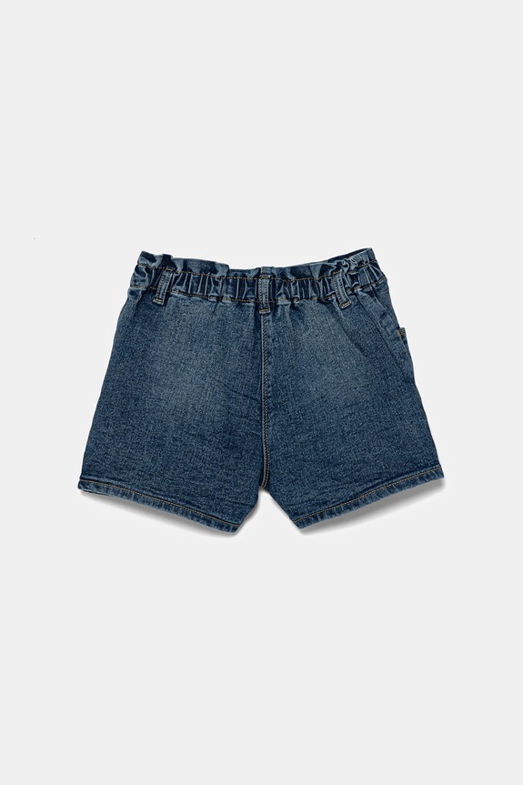United Colors of Benetton pantaloni scurti din denim pentru copii 4PORG902H.P.Seasonal albastru SS25