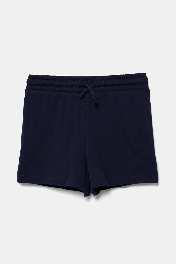 United Colors of Benetton szorty bawełniane dziecięce bawełna granatowy 3BL0G901T.P.Seasonal