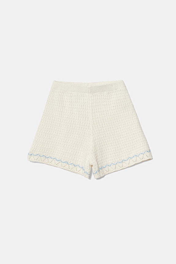 Дитячі шорти United Colors of Benetton дрібний узор бежевий 114FQ900B.G.Seasonal