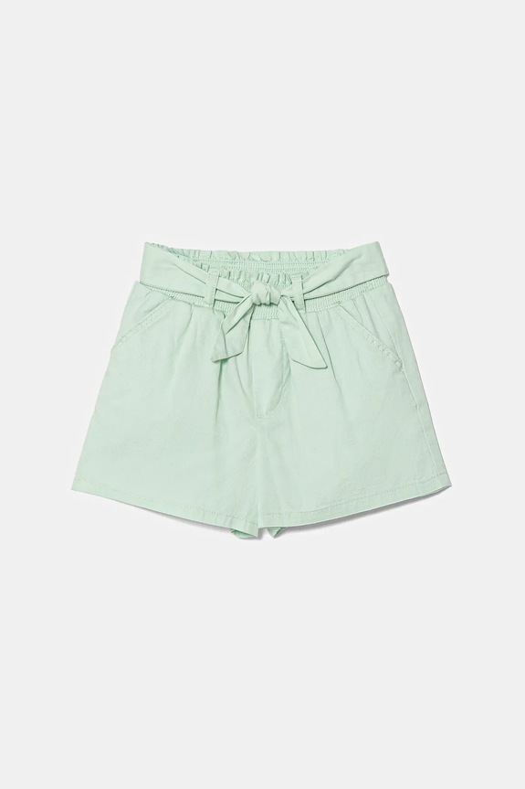 Detské bavlnené šortky United Colors of Benetton bavlna zelená 47RGG9030.P.Seasonal