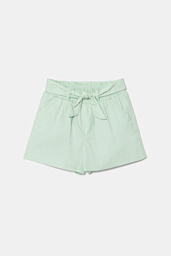 Detské bavlnené šortky United Colors of Benetton bavlna zelená 47RGG9030.P.Seasonal