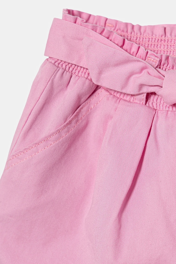 DÍVKA Dětské bavlněné šortky United Colors of Benetton 47RGG9030.P.Seasonal růžová