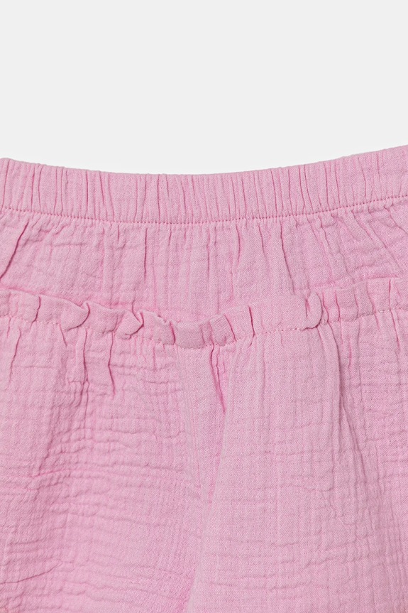 Djevojčice Kratke pamučne hlače za bebe United Colors of Benetton 4PZQA9010.W.Seasonal roza