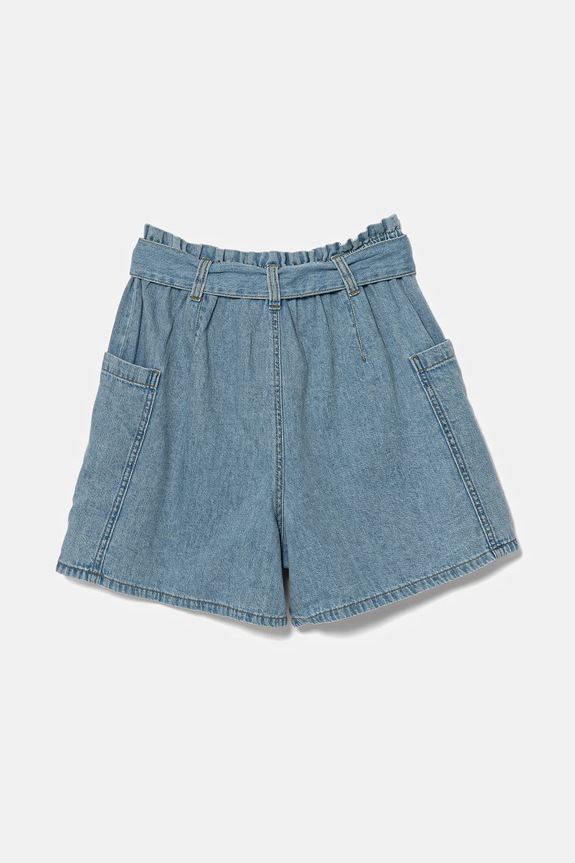 Dětské riflové kraťasy United Colors of Benetton 4AD6C903V.G.Seasonal modrá SS25