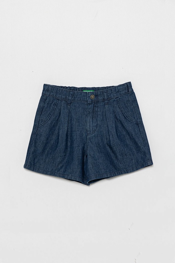 Παιδικό σορτς τζιν United Colors of Benetton casual σκούρο μπλε 4DHJG9031.P.Seasonal