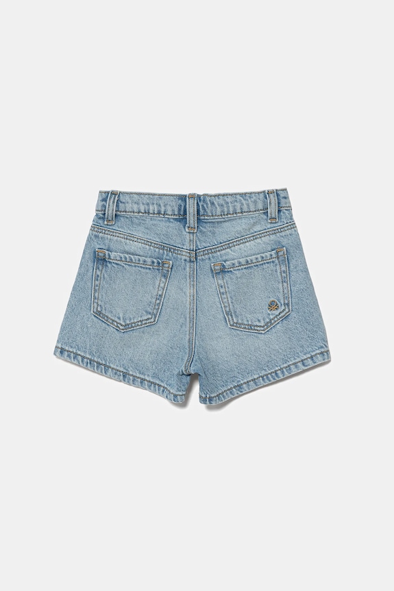 Detské rifľové krátke nohavice United Colors of Benetton 42MHG902W.P.Seasonal modrá SS25