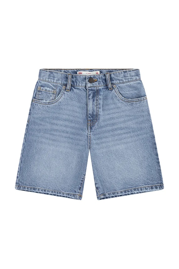 Dječje traper kratke hlače Levi's LVG 94 BAGGY SHORT bez uzorka plava 4EM221