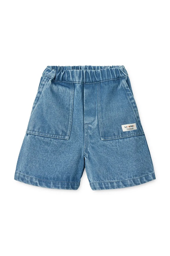 Liewood pantaloni scurti din denim pentru copii Cesaria Denim Shorts LW19882 albastru SS25