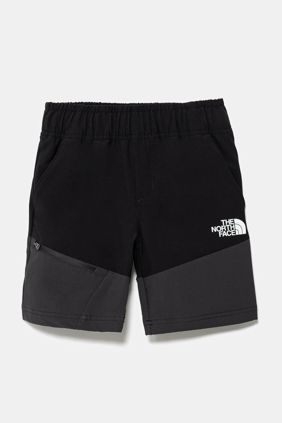 Παιδικό σορτς The North Face TEEN HIKE SHORT στάμπα μαύρο NF0A8AY2KT01