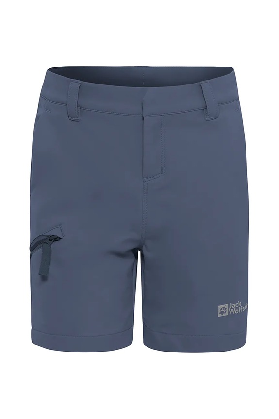 Detské krátke nohavice Jack Wolfskin TURBULENCE SHORTS K A63685.164.176 modrá SS25
