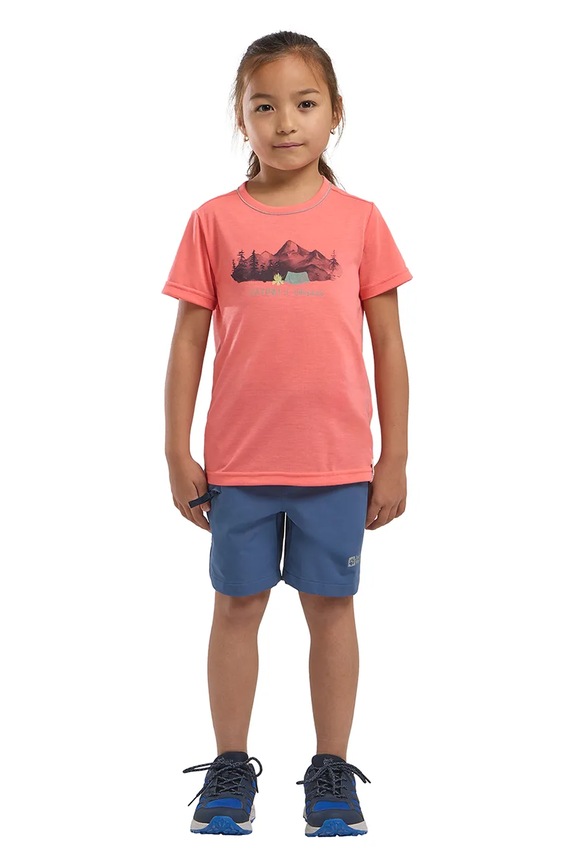 Detské krátke nohavice Jack Wolfskin TURBULENCE SHORTS K A63685.164.176
