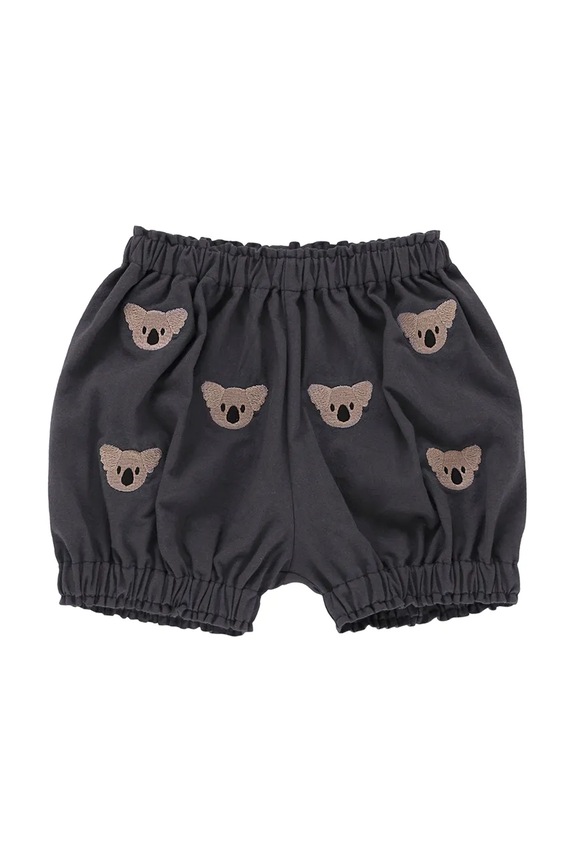 Detské bavlnené šortky Donsje Carson Bloomers Koalas bavlna sivá 3029804