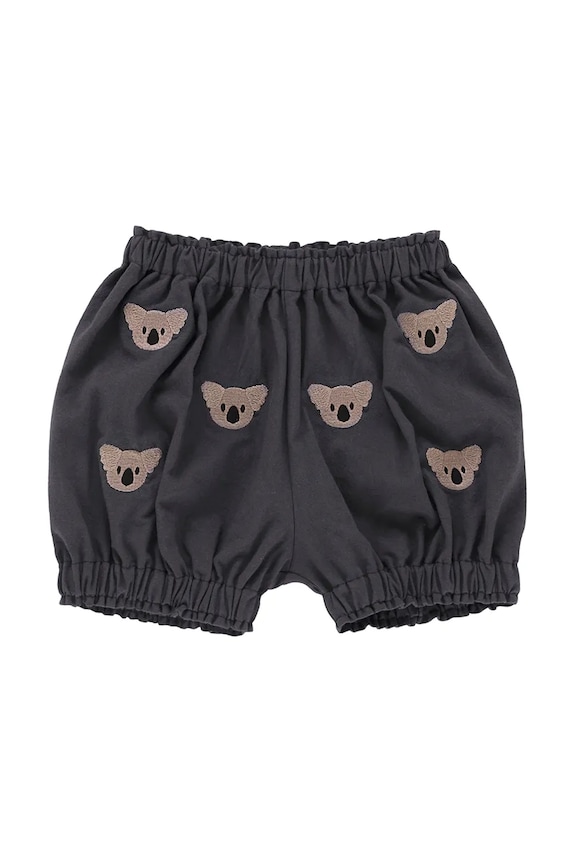Detské bavlnené šortky Donsje Carson Bloomers Koalas bavlna sivá 3029804