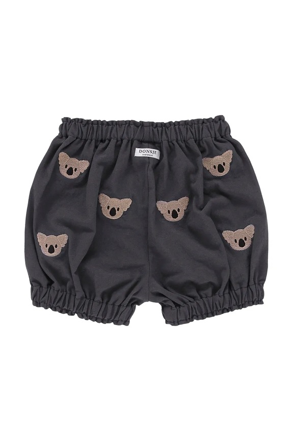 Detské bavlnené šortky Donsje Carson Bloomers Koalas 3029804 sivá AA00