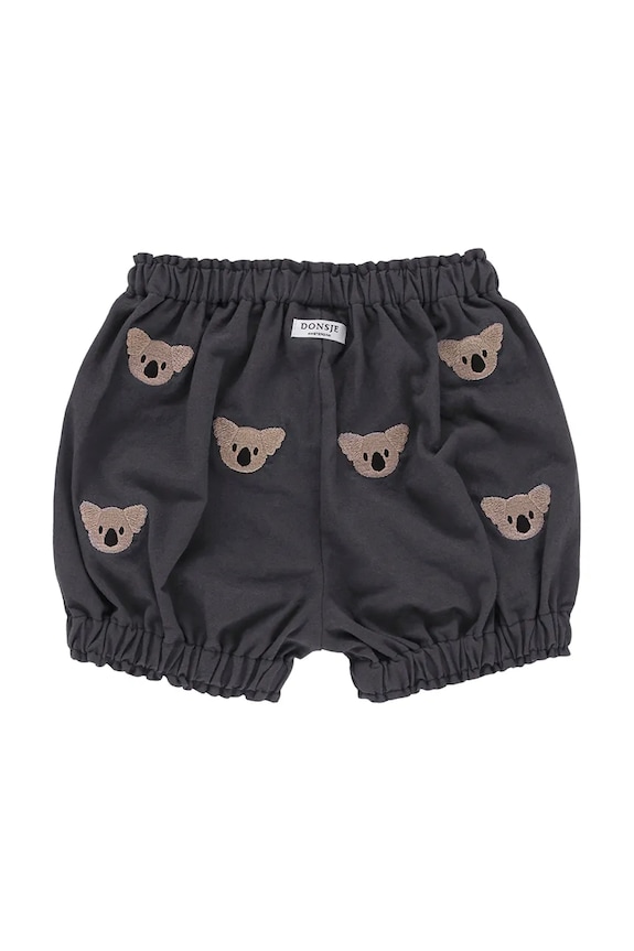 Detské bavlnené šortky Donsje Carson Bloomers Koalas 3029804 sivá AA00