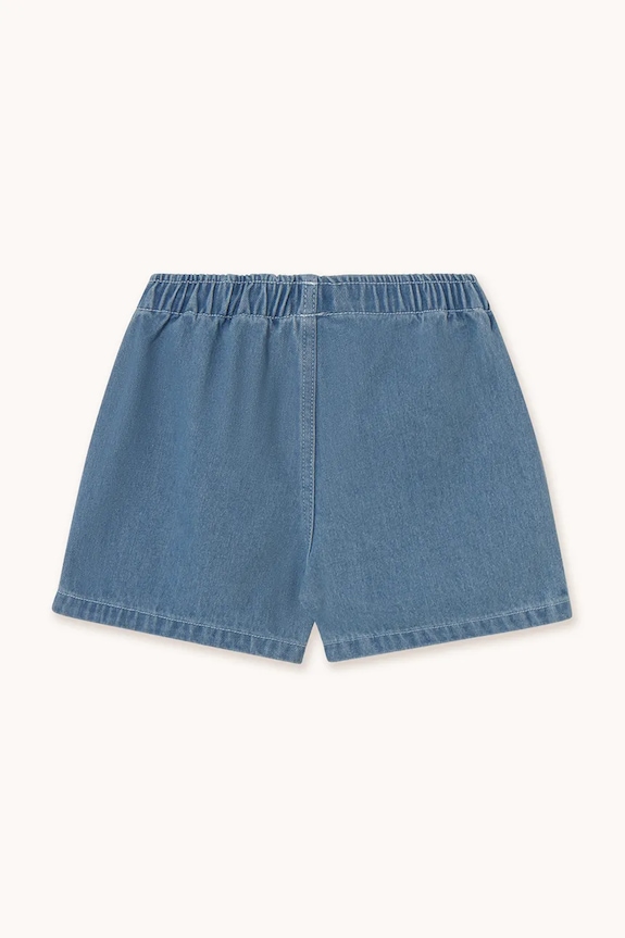 Dětské bavlněné šortky Tinycottons GRAPHIC DENIM SHORT SS25.242 modrá SS25