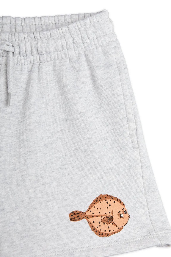 Αγορίστικα Παιδικό βαμβακερό σορτς Mini Rodini Flundra 2523011694 γκρί