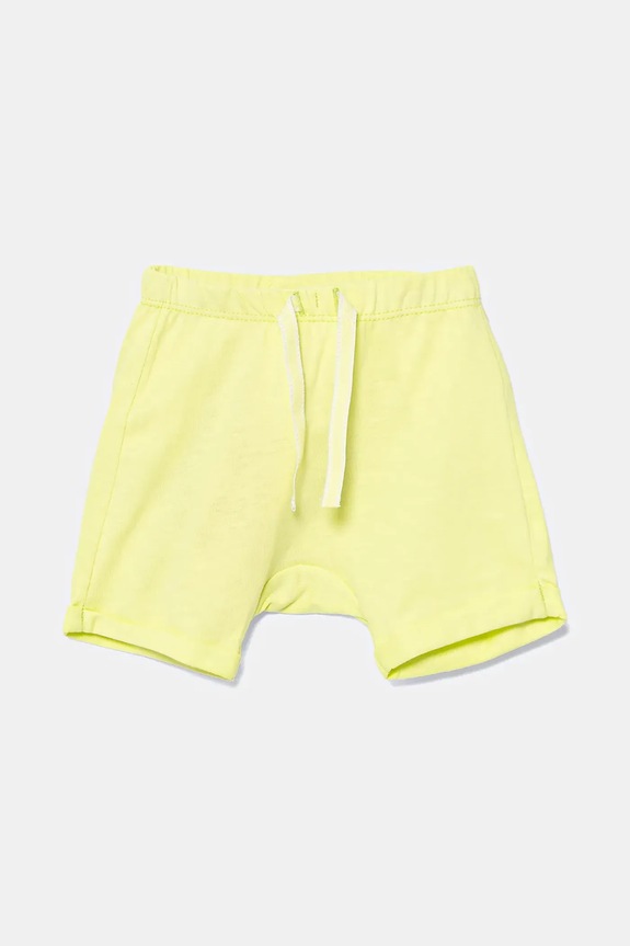 United Colors of Benetton pantaloni scurți din bumbac pentru bebeluși casual verde 3MI5A900H.W.Seasonal