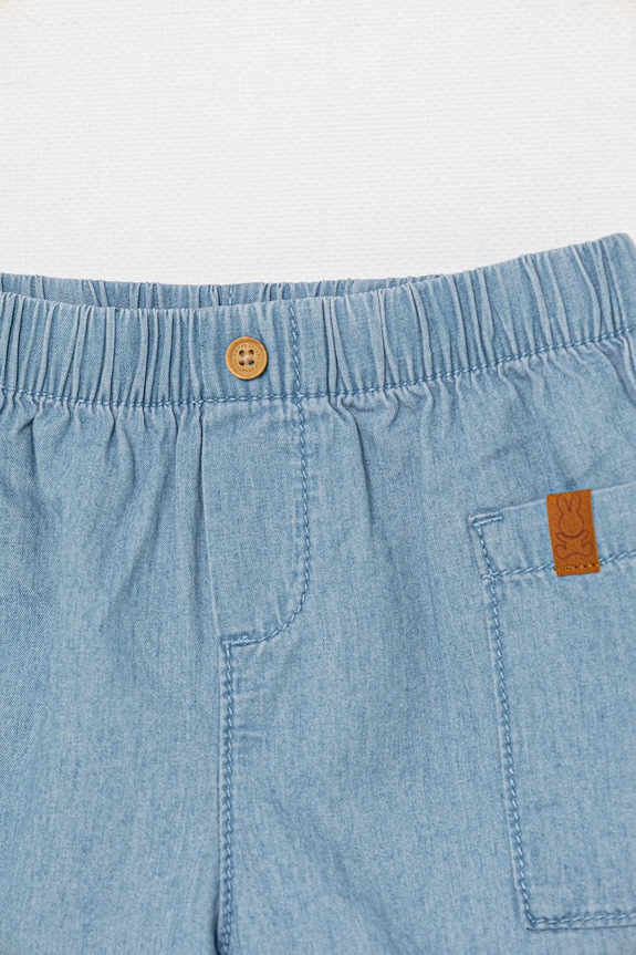 Дитячі джинсові шорти United Colors of Benetton 4DHJA900W.W.Seasonal блакитний SS25