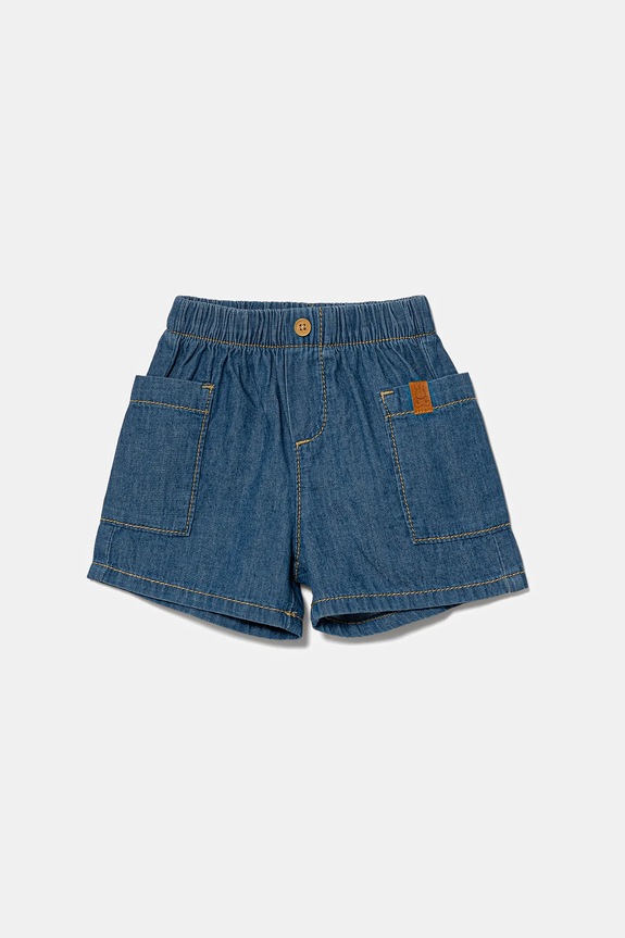 Kojenecké džínové šortky United Colors of Benetton riflovina modrá 4DHJA900W.W.Seasonal