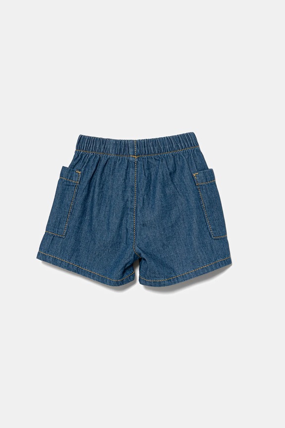 Kojenecké džínové šortky United Colors of Benetton 4DHJA900W.W.Seasonal modrá SS25