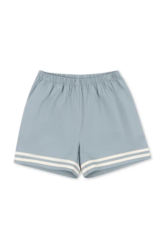 Konges Sløjd szorty bawełniane dziecięce CELEBRATION SAILOR SHORTS GOTS bawełna niebieski KS103569