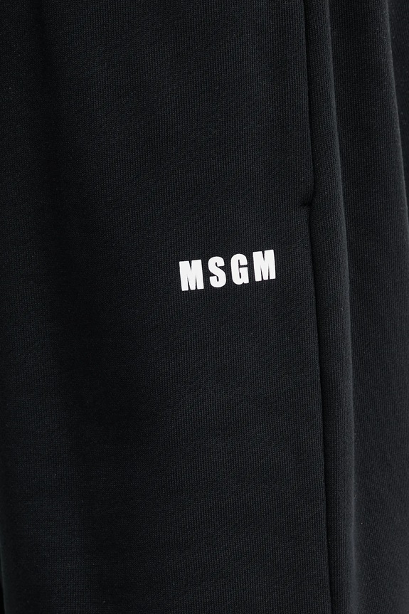Bavlnené šortky MSGM čierna 3840MB76.257000