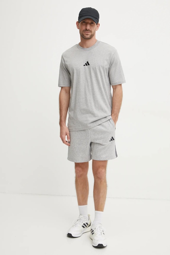 Шорты adidas Essentials JE6419 серый SS25